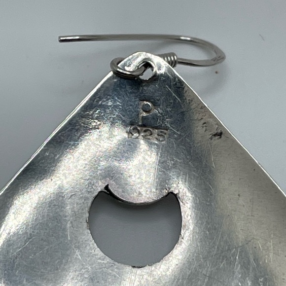 Large Amethyst & Sterling Earrings! - Picture 8 of 8